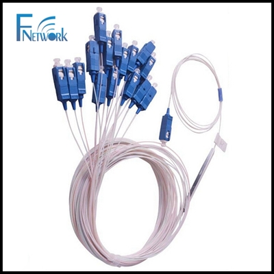Steel tube PLC 1*16 SC/UPC Mini Splitter