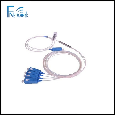 Steel tube PLC 1*4 SC/UPC Mini Splitter